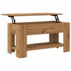 vidaXL Coffee Table Artisan Oak 101x49x52 cm Engineered Wood