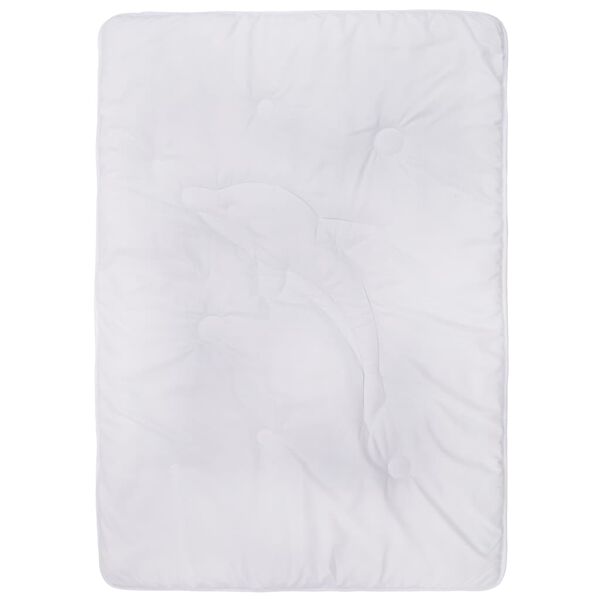 vidaXL 2 Piece Kids Summer Duvet Set White 100x135 cm/40x60 cm