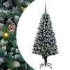 vidaXL Artificial Christmas Tree with 150 LEDs with Stand Green 150 cm