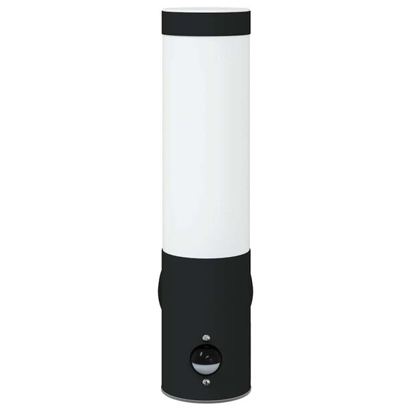 vidaXL Outdoor Wall Light Black 12 x 7.5 x 29 cm Stainless steel