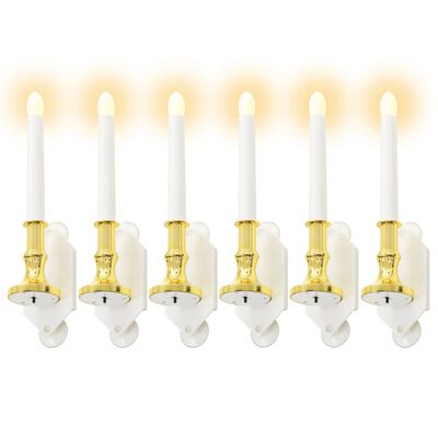vidaXL Solar Candles 6 pcs LED Lights Warm White