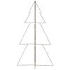 vidaXL Christmas Cone Tree 300 LEDs Indoor and Outdoor 120x220 cm