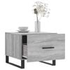 vidaXL Coffee Table Grey Sonoma 50x50x40 cm Engineered Wood