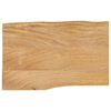 vidaXL Table Top 60x40x2,5 cm Live Edge Solid Wood Mango