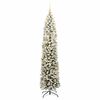 vidaXL Artificial Christmas Tree with 300 LEDs with Stand Green 210 cm