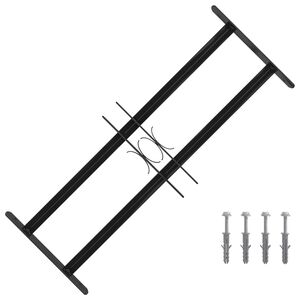 vidaXL Window Security Grille 76 x 30 cm Galvanized Steel
