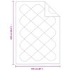 vidaXL Quilts & Duvets White 155 x 220 cm Microfiber