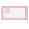vidaXL Toddler Safety Bed Rail Pink 120x25 cm Fabric