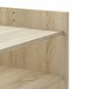 vidaXL Coffee Table Sonoma Oak 80x50x50 cm Engineered Wood