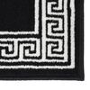 vidaXL Runner Rug BCF Black with Motif 100x200 cm