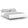 vidaXL Bed Frame without Mattress White 150x200 cm Engineered Wood