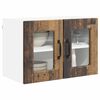 vidaXL Kitchen Cabinet 2 pcs Old Wood 60 x 31 x 40 cm Engineered Wood