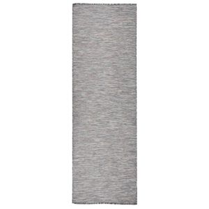 vidaXL Outdoor Rug | Brown and Blue | 100% Polypropylene | 80x250 cm