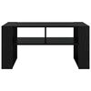 vidaXL Coffee Table Black Oak 92 x 49.5 x 45 cm Engineered Wood