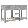 vidaXL Bunk Bed for Kids Concrete Grey 80 x 190 cm Engineered Wood