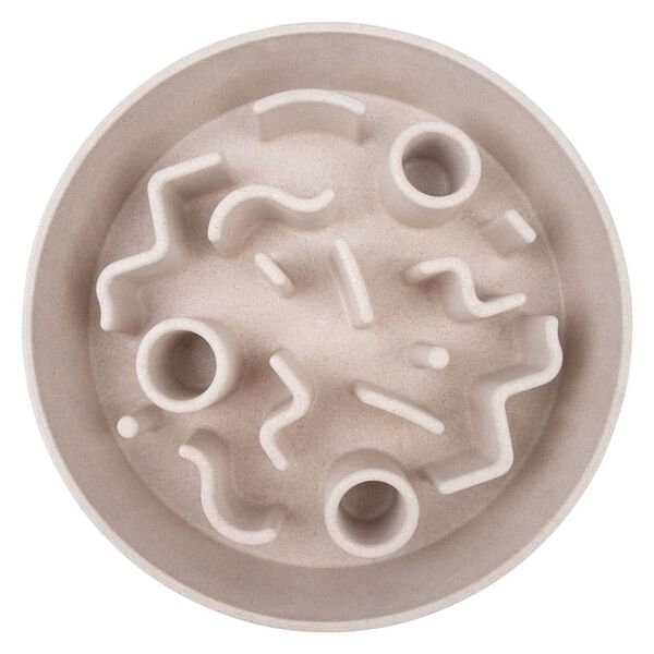 DISTRICT70 Slow Feeder for Dogs Bamboo 28 cm Merengue