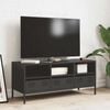 vidaXL TV Cabinet Black 101.5x39x43.5 cm Cold-rolled Steel