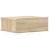 vidaXL Floating Nightstands 2 pcs Sonoma Oak 40x30x15 cm Engineered Wood