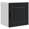 vidaXL Kitchen Cabinet with Door Black 40 x 31 x 40 cm Engineered Wood