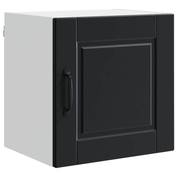 vidaXL Kitchen Cabinet with Door Black 40 x 31 x 40 cm Engineered Wood
