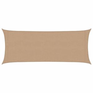 vidaXL Sunshade Sail 160 g/m&sup2; Taupe 2x4.5 m HDPE
