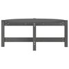 vidaXL Coffee Table Grey 87x48x35 cm Solid Wood Pine