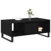 vidaXL Coffee Table Black Oak 90 x 50 x 36.5 cm Engineered Wood