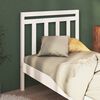 vidaXL Bed Headboard White 106x4x100 cm Solid Wood Pine