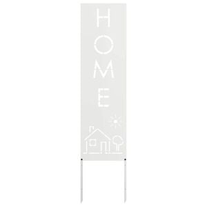 vidaXL Garden Privacy Screen White 32 x 140 cm Cold-rolled steel