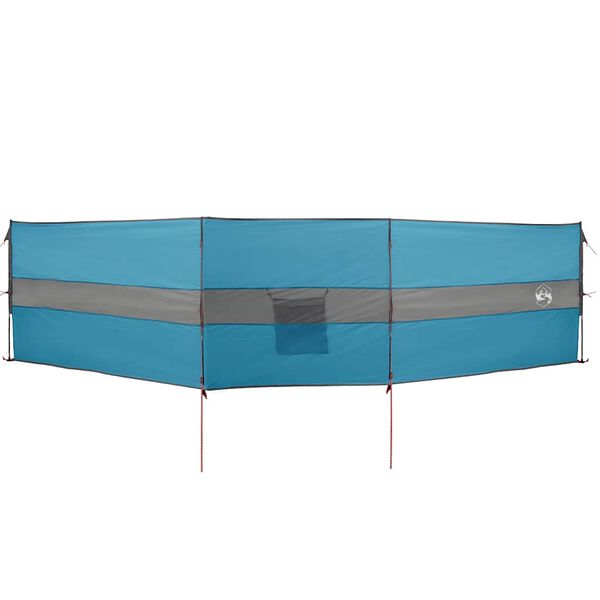 vidaXL Camping Windbreak Blue 490x123 cm Waterproof