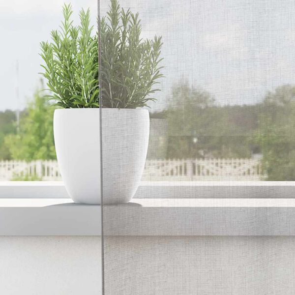 vidaXL Voile Curtains with Grommets 2 pcs Light Grey 140x260 cm