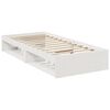 vidaXL Day Bed with Mattress White 80x200 cm Solid Wood Pine