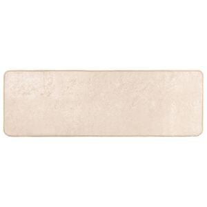 vidaXL Rug Runner MARSA Cream 50 x 100 cm Polyester and PVC