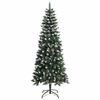 vidaXL Artificial Christmas Tree with 300 LEDs with Stand Green 180 cm