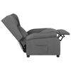 vidaXL Recliner Chair Light Grey Fabric