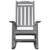 vidaXL Garden Rocking Chair Light Grey 92 x 70 x 108cm HDPE