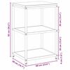 vidaXL Kitchen Storage with Shelf White 60 x 50 x 92 cm Steel