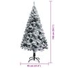 vidaXL Artificial Christmas Tree with 150 LEDs with Stand Green 150 cm