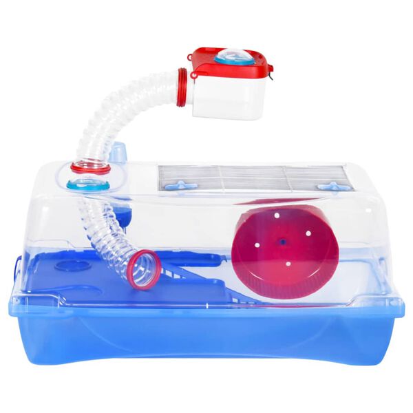vidaXL Hamster Cage Blue 57x33x26 cm Polypropylene