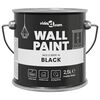 vidaXL Wall Paint Black 2.5 L Wall Print