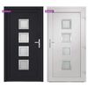 vidaXL Front Door Anthracite 88x200 cm PVC