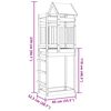 vidaXL Play Tower Brown 85 x 52.5 x 239 cm Solid Douglas Wood