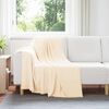 vidaXL Throw Blankets 24 pcs Cream 170 x 130 cm Fleece
