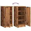 vidaXL Shoe Cabinet Old Wood 29.5x35x70 cm Engineered Wood