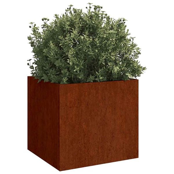 vidaXL Planters 2 pcs 49x47x46 cm Corten Steel