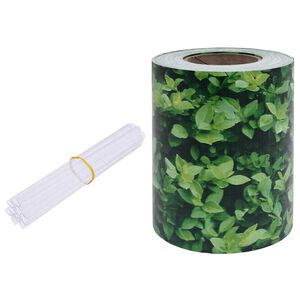 vidaXL Privacy Strip PVC 35x0.19 m Green