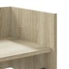 vidaXL Wall Shelf Sonoma Oak 100x35x30.5 cm Engineered Wood
