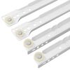 vidaXL Drawer Slide 63 pcs White Steel