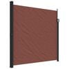 vidaXL Retractable Side Awning Brown 200x600 cm