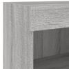 vidaXL 8 Piece TV Wall Units with LED Grey Sonoma Engineered Wood